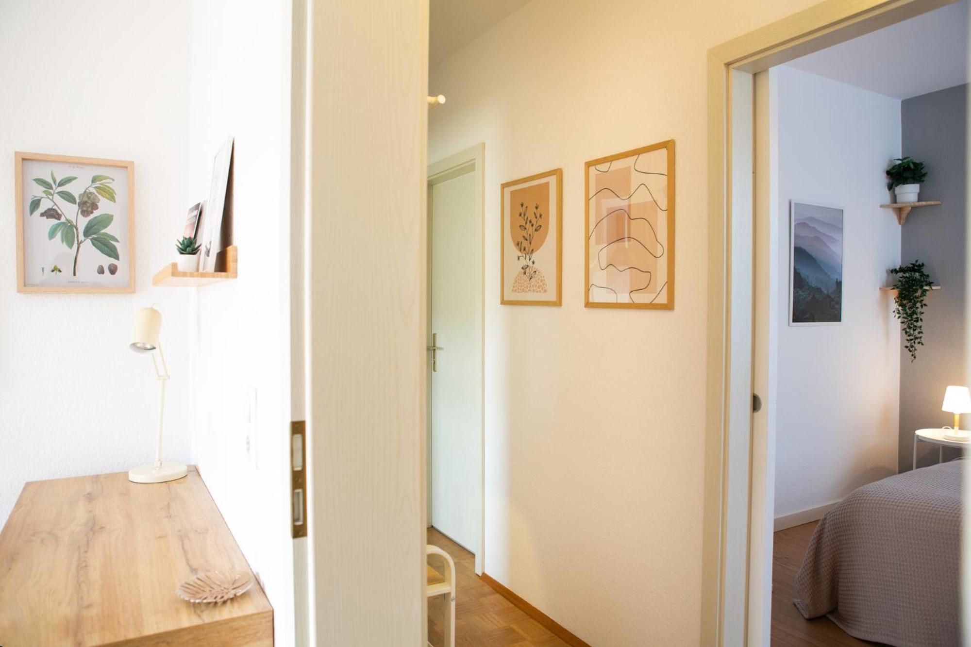 2 Zimmer, Bett Und Schlafsofa, Balkon, Waschmaschine L Leipzig Exterior photo